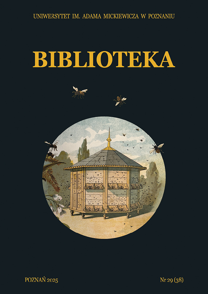 Okładka czasopisma Biblioteka, nr 29 (38), rok 2025