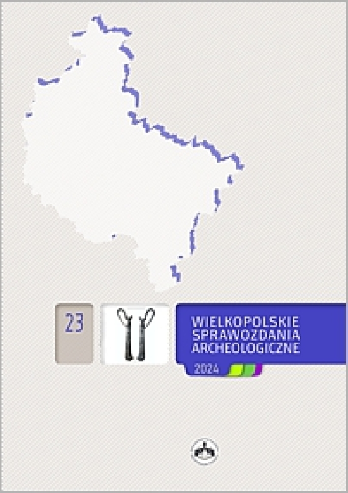 Okładka czasopisma Wielkopolskie Sprawozdania Archeologiczne, tom 23, rok 2024