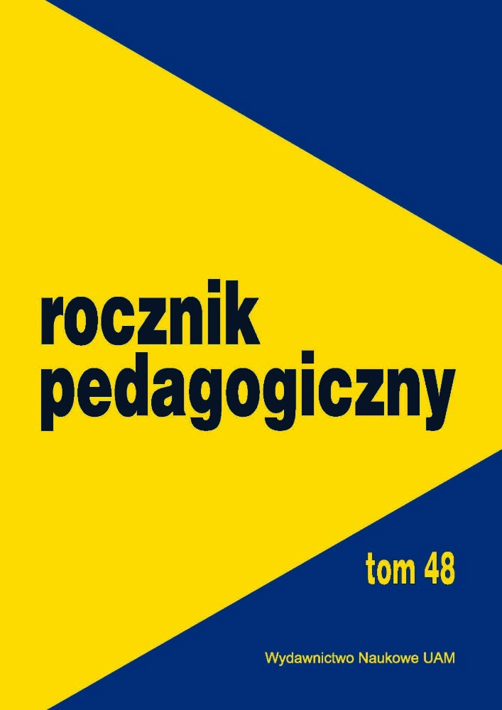Okładka czasopisma Rocznik Pedagogiczny, tom 48, rok 2025