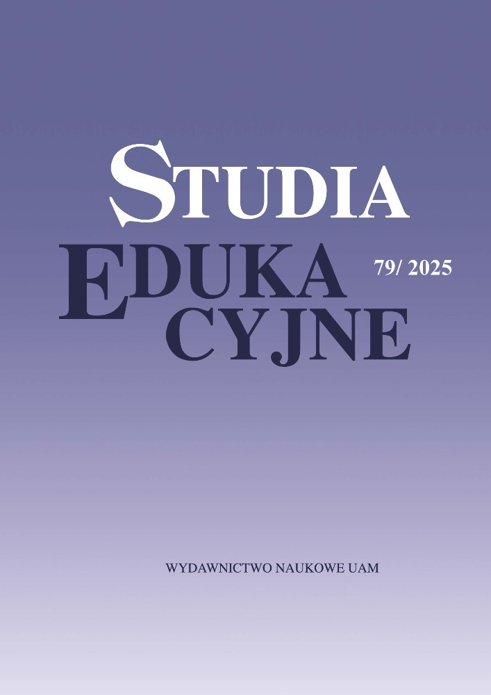 Okładka czasopisma Studia Edukacyjne, nr 79, rok 2025
