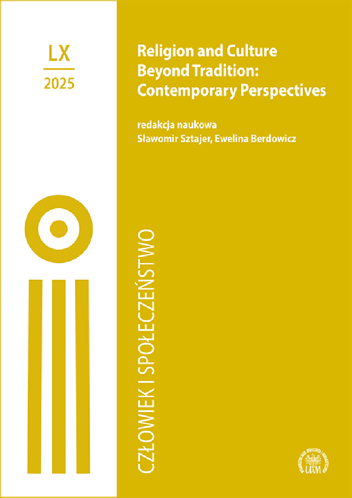 Okładka czasopisma Człowiek i Społeczeństwo, tom 60, rok 2025