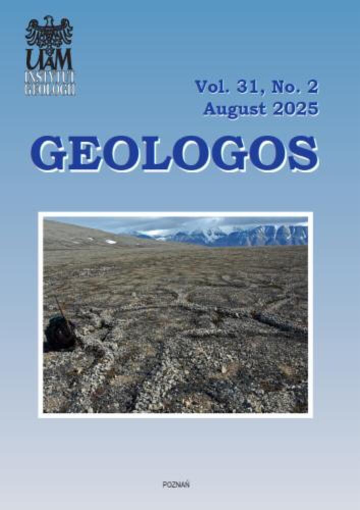 Journal cover Geologos, volume 31, no. 2, year 2025
