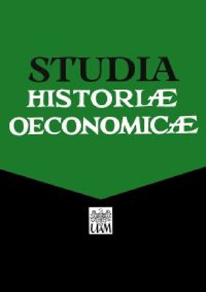 Journal cover Studia Historiae Oeconomicae, volume 43, no. 2, year 2025, title POVERTY