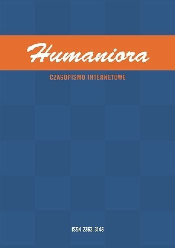 Okładka czasopisma Humaniora. Czasopismo Internetowe, tom 51, nr 3, rok 2025