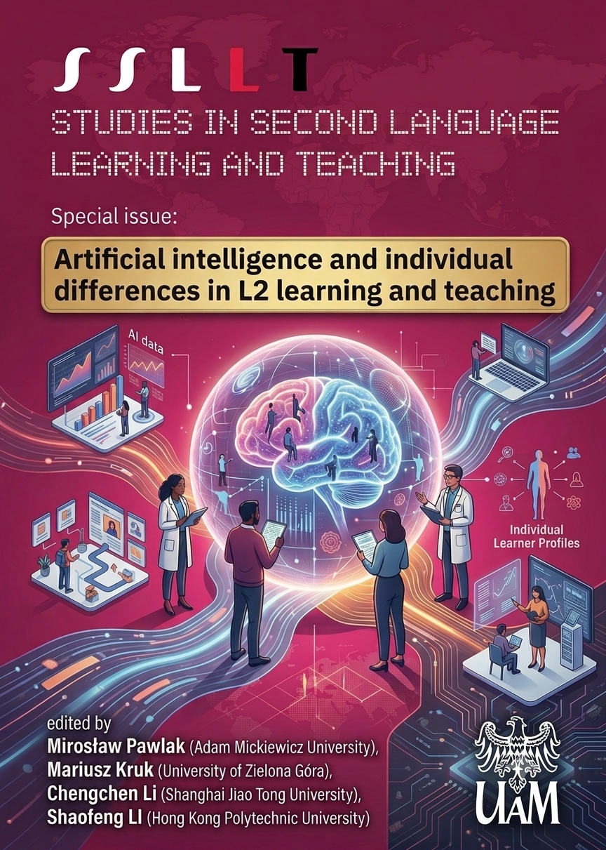 Special issue SSLLT AI